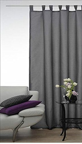 Schlaufenschal ALESSIA grau ca. 140 x 245 cm Dekoschal mit Schlaufen 143094