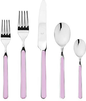 Mepra Fantasia 20-Piece Kitchen Set – Lilac Finish Handle Dishwasher Safe Cutlery