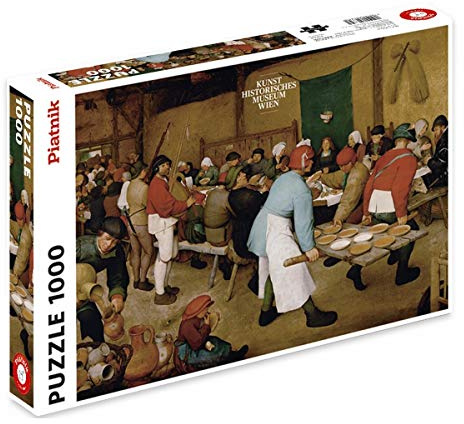 Piatnik 5483 Puzzle – Brueghel – Mahlzeiten Polterabend