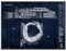 Nationals Park Blueprint Stil Print (45,7 x 61 cm ungerahmt)