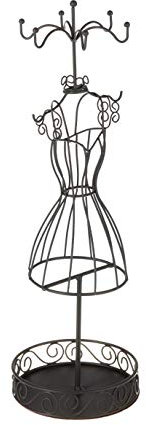 ATMOSPHERA CREATEUR D'INTERIEUR Maniquí, lleva joyas, expositor a joyas, Original y Elegante, Color GRIS