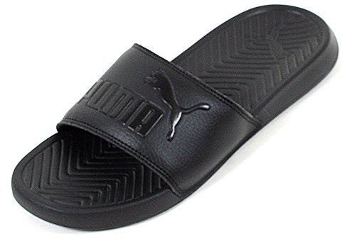 Puma Popcat, Unisex-Erwachsene Dusch- & Badeschuhe, Schwarz (Black 03), 38