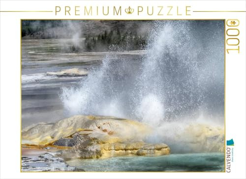 CALVENDO Puzzle Im Upper Gysir Basin | 1000 Teile Lege-Größe 64 x 48 cm Foto-Puzzle für glückliche Stunden