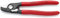 KNIPEX Kabelschere mit Öffnungsfeder auf SB-Karte mit Kunststoff überzogen brüniert 165 mm, 95 21 165 SB