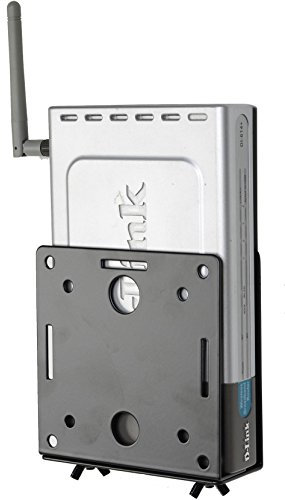 Videosecu cavo da parete digitale TV box media player supporto console di gioco regolabile piccolo dispositivo staffa di montaggio per alcuni lettore BluRay DVD DVR Smart Switch router modem MTC02B