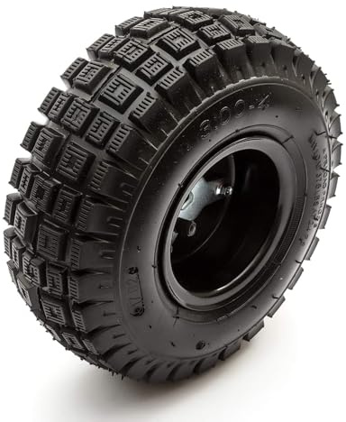 10 Inch 47cc 49cc Minimoto 3.00-4 Rear Wheel Rim Tyre Inner Tube Mini Pocket ATV Quad Bike 13x10mm Bore Fixing Plate