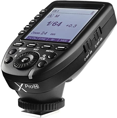 Godox Xpro-N TTL Wireless Flash Trigger 2.4G 1/8000s High-Speed Sync Transmitter Support i-TTL Autoflash for Nikon Cameras