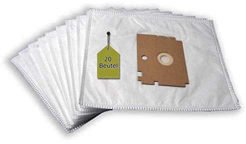 Sac d'aspirateur Compatible avec Swirl R 27 MicroPor Plus | 20 Sacs à poussière + 4 microfiltres | Performance de filtrage optimale | Top qualité