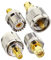 YILIANDUO 4 Pièces Adaptateur Antenne Radio Ham SMA à UHF Kit Adaptateur Antenne SMA Mâle/Femelle à PL259 Mâle/Femelle Connecteurs pour CB Talkie-Walkie Broadcast Radios Antennes WiFi