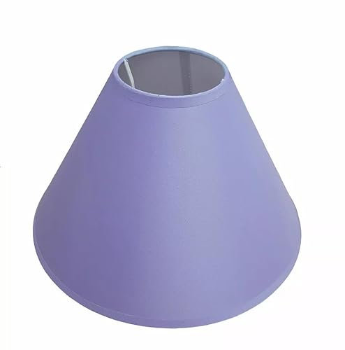 14 Cotton Textured Fabric Coolie Ceiling Light Shade/Table Lampshade (Lilac)