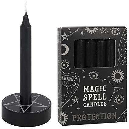 Spell Candler Halter Pentagram - Wunschkerzen, Hexe, Black Magic, Witchcraft, Hexe (Protection)