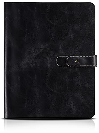 Londo Echtleder Tablet Hülle für 11-Zoll iPad Air, iPad Pro 11, iPad – Case mit Zwei Kartenfächern & Leder Stift-/Apple Pencil Halter