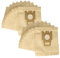 vhbw 20x sacchetto compatibile con Hoover H22a, H22, H30, H36, H52, H60, H60S aspirapolvere - carta, Typ M, 28cm x 19,5cm color sabbia
