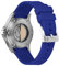 Kai Tian Klasse 20mm Edel Gebogenes Band Gummi Uhrenarmband Passend Uhren Armband für Herren Damen Blau
