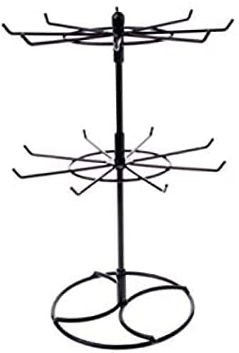 SunaOmni Porte-Bijoux à 2 éTages, Porte-Collier, Porte-Collier, Collier, Bracelet, Arbre, Bracelet, PréSentoir, PréSentoir En MéTal Pour Centres Commerciaux, Coiffeuse