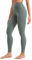 CRZ YOGA Butterluxe Damen High Waist Sport Leggings Blickdicht Yoga Leggins Sporthose Workout Gym Yogahose - 71cm Grauer Salbei 44