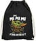 MoonWorks® Turnbeutel Bedruckt mit Spruch lustig Das Mimimi stark in dir ist Baby Yoda Gymbag schwarz Unisize