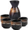 Japanische Sake-Flasche：Japanische Sake-Becher Aus Keramik Sake-Set Aus Keramik - Geeignet Für Zuhause Wohnzimmer Teestube Büro