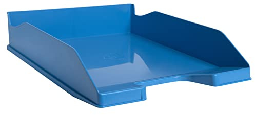 Exacompta - Ref. 113283D - 1 Combo Midi Bee Blue letter tray - for A4+ format documents - dimensions 34.6 x 25.5 x 6.5 cm - turquoise color