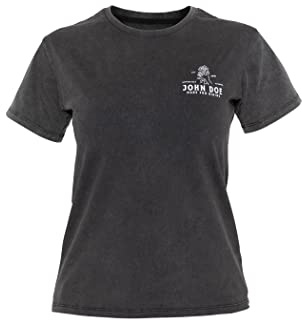 John Doe T-Shirt Damen Rose Fade Out - Comfort Fit - 100% Baumwolle