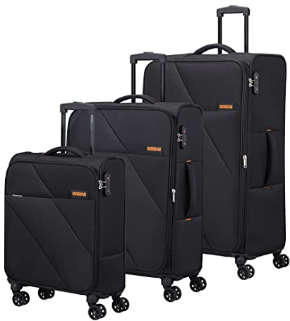 American Tourister Sun Break - Kofferset 3-teilig, Schwarz (Black)
