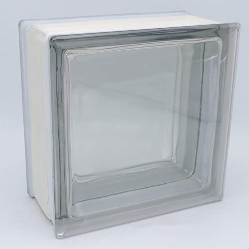 Fuchs Design THERMO BLOCK Slim, Glasbaustein Vollsicht Klar, 19x19x10cm, Wärmedämmung: Ug 1,0