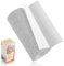 Leinenstoff Patches Selbstklebend, 10x160 cm Leinen Reparatur Patches, Leinen Flicken Selbstklebend, für Sofas, Autositze, Vorhang Kopfteile, Rucksack Grau