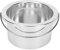 Wax Warmer Replacement Pot, 100mm Wax Warmer Inner Pot, Portable Silver Hair Waxing Warmers Accessory Depilatory Container for Hair Remover Waxing Machine
