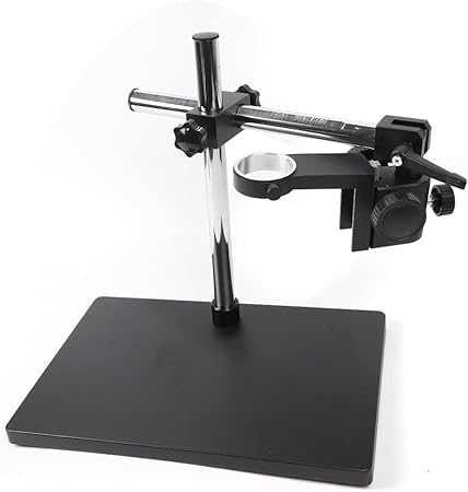 LANNADD Digitaler Mikroskop Ständer, Stativlift Werkzeughalter 10-265mm Bench Top Tools, Einzel Stahl Arm Boom Ständer Geeignet für Mikroskopköpfe Mit Einem Durchmesser Von 50 Mm