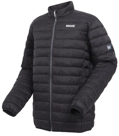 Regatta Herren Jacke Wanderjacke Outdoorjacke Steppjacke Hillpack II, Farbe:Schwarz, Artikel:-800 Black, Größe:XL