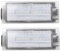 AUTO-STYLE Satz LED Nummerschildbeleuchtung kompatibel mit Smart ForTwo (453) 2014-