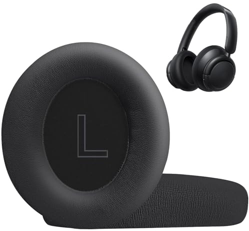 Ersatz-Ohrpolster für Anker Soundcore Life Q30 / Q35 Bluetooth-Kopfhörer, Kopfhörer-Ohrpolster für Anker Soundcore Life Q30BT / Q35BT Headset, Zubehör, Ohrmuscheln, Reparaturteil, Schwarz