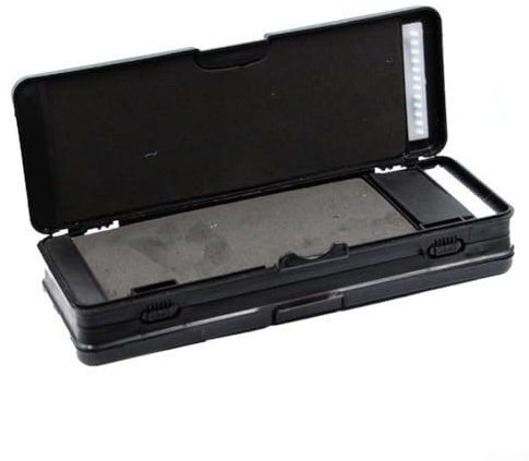 Double Layer Carp Fishing Tackle Box, Stiff Hair Rig Board Rig Box, For 72 Hair Rigs Fishing Hook Rigs Wallet Stiff​