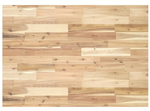 vidaXL Schreibtischplatte Unbehandelt 80x70x4 cm Massivholz Akazie, Arbeitsplatte, Küchen Arbeitsplatte, Ersatztischplatte, Tischplatte