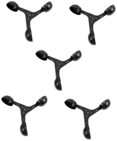 Gogogmee 5-teiliger Anemometer-3-tassen-sensor Windgeschwindigkeitssensor Windmesssensor-tassen-ersatz Für Windmesser