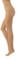 CALZITALY Stützstrumpfhose mit starker Kompression 10 mm/Hg, Feine Kompressionsstrumpfhosen Damen, S, M, L, XL, XXL, 3XL, 4XL, 70 DEN, Made in Italy (XXL, Beige)