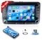 CAMECHO Android 13 Autoradio per VW Golf 5 6 Polo Touran, Autoradio con Schermo da 7 Pollici 2Din con Navigazione GPS WiFi Bluetooth FM USB EQ CANBUS Comandi al Volante + Retrocamera+MIC
