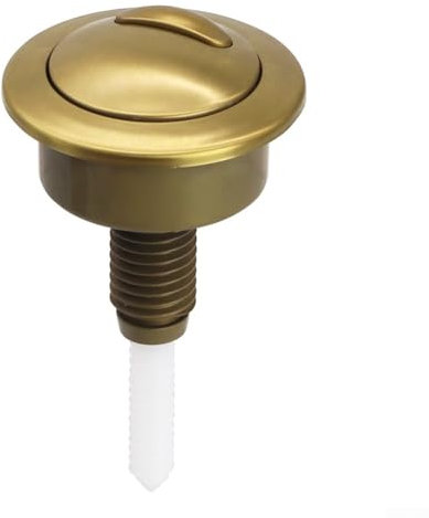 HpLive Botones de descarga de inodoro para Twyford para Optima49 oro cepillado doble cisterna de inodoro pulsador