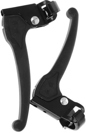 Milisten 1 Paar Rollstuhlbremse Brief Fahrradlenker Mit Bremse Fahrradbremshebel Austauschen Bremsen Für Elektroroller Bremshebel Kinderfahrrad Fahrradbremsgriff Bullhorn-Lenker Black Eisen