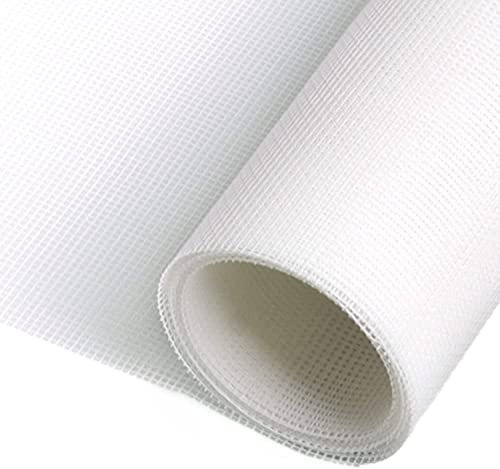 fowong Fly Screens for Windows - 120 x 250cm White Polyester Insect Mesh (2-Pack) | Mosquito & Bug Proof Window Screen | High Airflow Ventilation for Windows & Doors