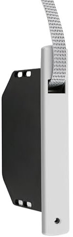 IdeaGenesis - Recogedor Persiana para carpintería de PVC sin pivote. Enrollador persiana para embutir o empotrar en obra. Sistema Universal Resistente. (Blanco Cinta Pintas, Cinta 16mm)