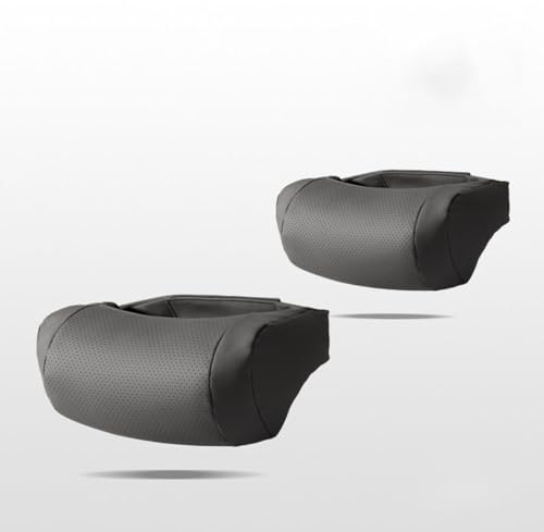 Ygjuetd Paar Auto-Kopfstützen-Kissen,Auto-Nackenstützkissen,Autositz-Zubehör,für Mercedes-Benz ML 350 ML350,D-Black Pair