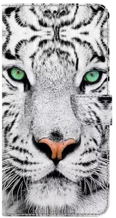 TUUNKMUY Custodia per OPPO A58 5G/A78 5G, 3D dipinta antiurto Flip Folio Custodia sottile in pelle PU Custodia per carte di credito ID Slot Stand Chiusura magnetica Cover per OPPO A58 5G/A78 5G Tiger