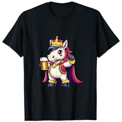Licorne drôle avec bière T-Shirt