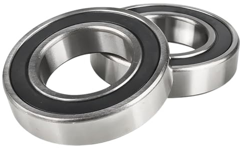Flewdart 2pcs Kugellager 6210RS, rillenkugellager 50 x 90 x 20mm 6210 2rs doppelte Schutzchromlegierung für DIY, Drehbänke, Motoren, 3D-Drucker, Fräsmaschinen(6210RS 2pcs)