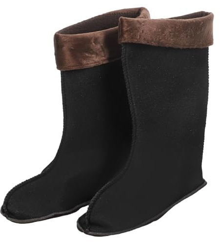 minkissy Doublure Botte de Pluie Confortable et Épaisse en Coton et Velours, Doublures Thermiques Épaisses pour Bottes Hommes et Femmes, pour Travail Extérieur