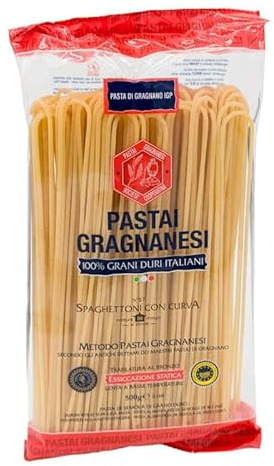 Pastai Gragnanesi Spaghettoni Con Curva 500g PASTA DI GRAGNANO IGP