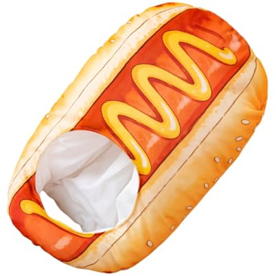 [yanzunlrn] Dog Costume Halloween Photography Props Kids Theme Party Dress Up Breathable Hot Dog Hat for Photography