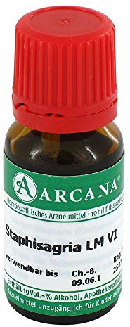 STAPHISAGRIA LM 6 Dilution 10 ml