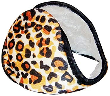 ECO OHRENWÄRMER mit Innenfell Ohrenschützer Ohrwärmer Ohrenschutz Earmuffs 3-Varianten (Leopard)